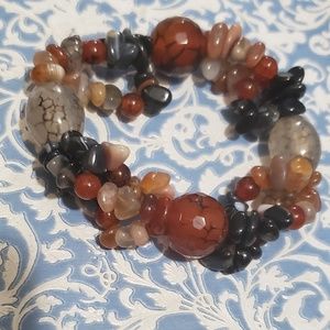 Handmade Bracelet the Stones are marble